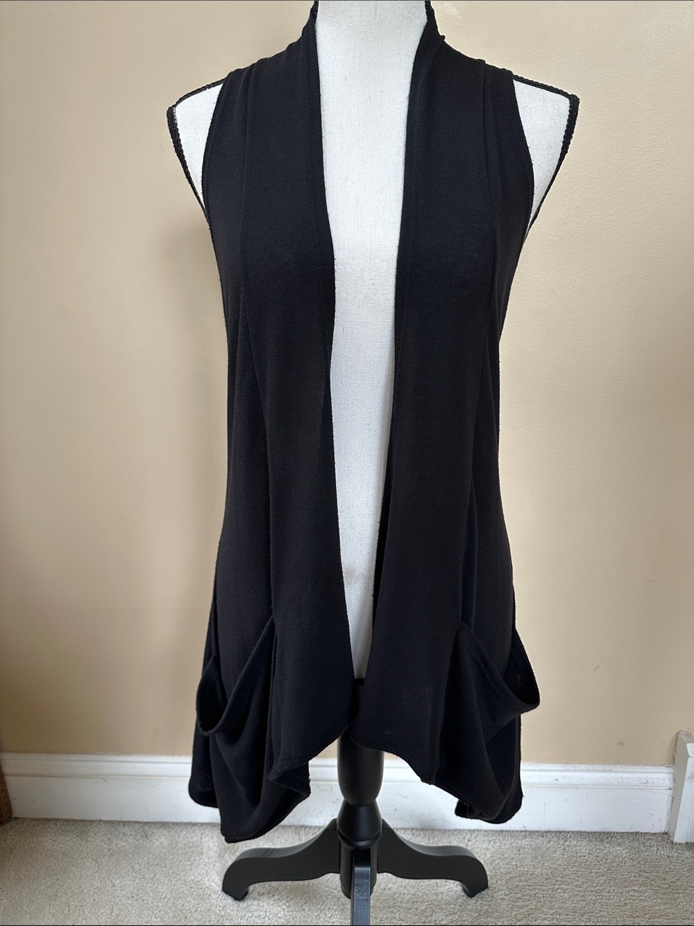 Peony Open Front Vest
